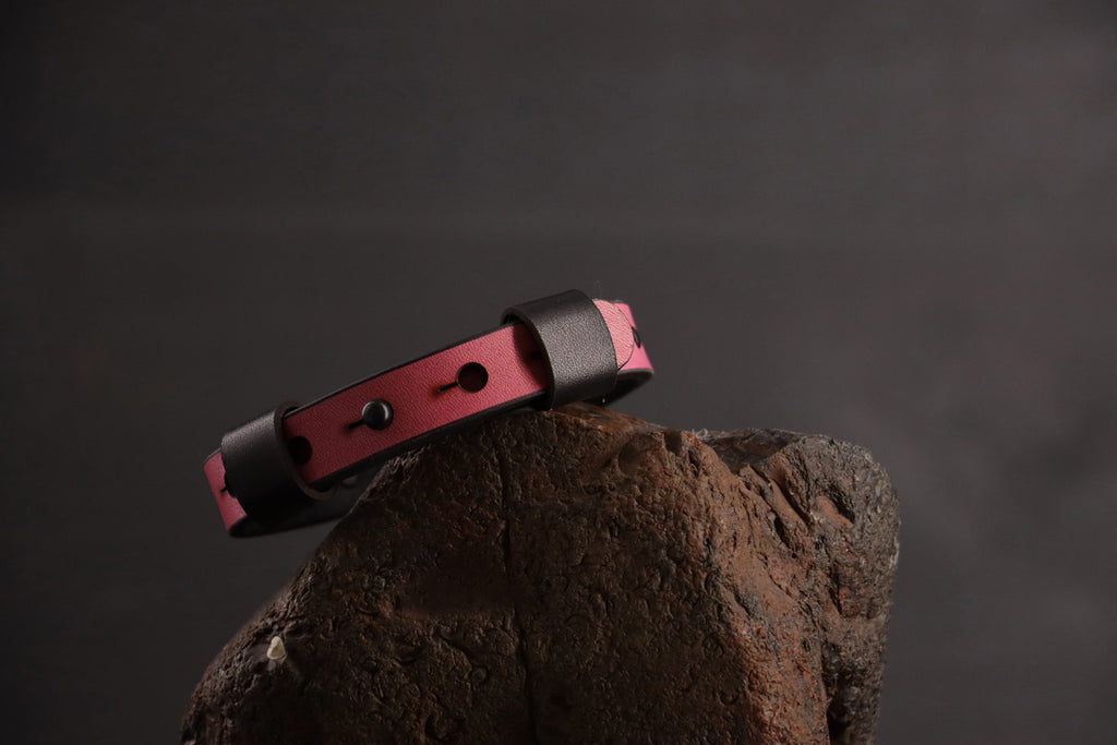 Wee Beastie Breakaway Collar - Pink & Black