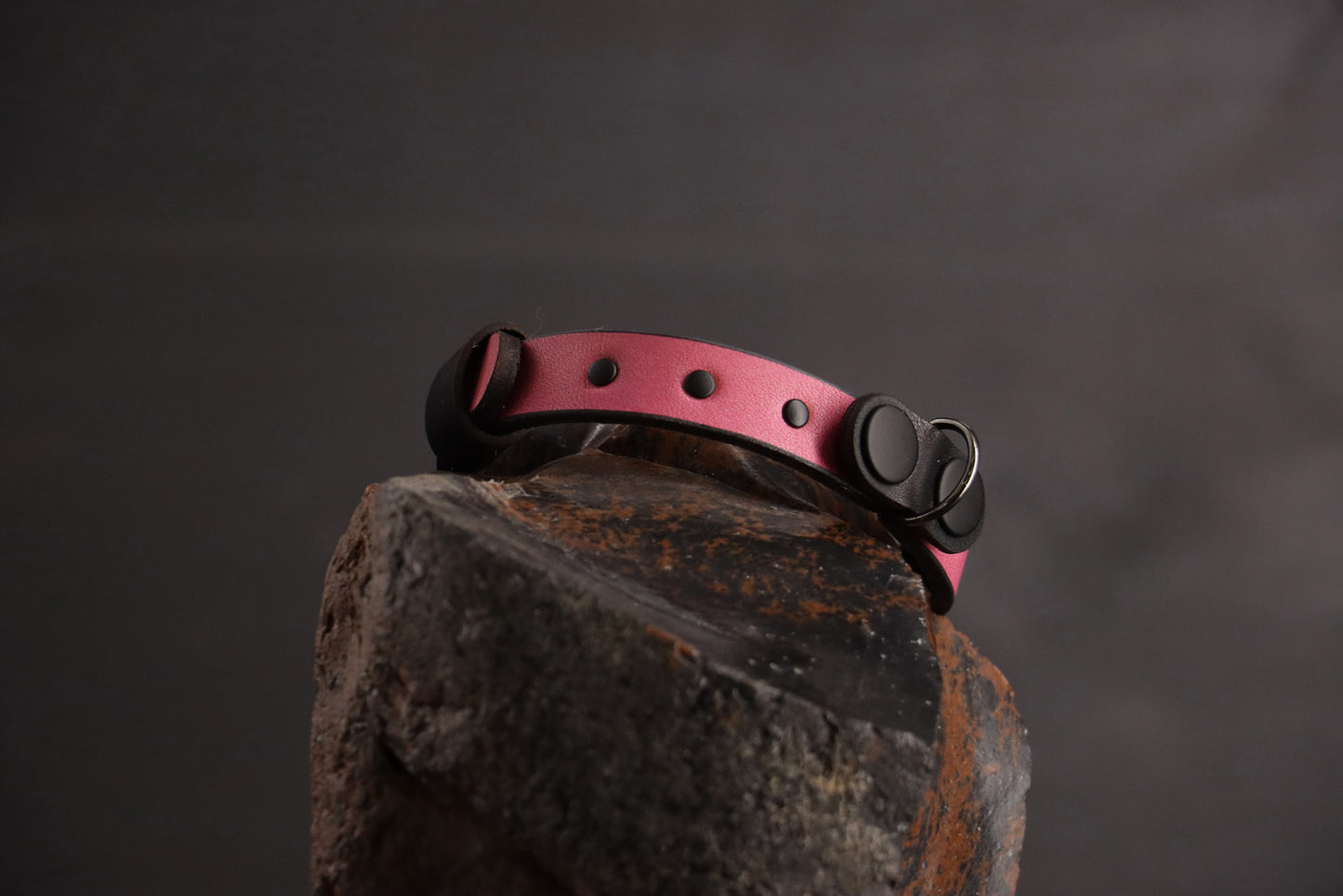 Wee Beastie Breakaway Collar - Pink & Black