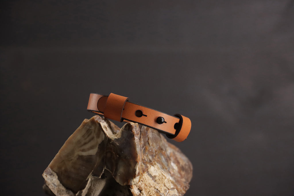 Classic Breakaway Collar - Cognac & Black