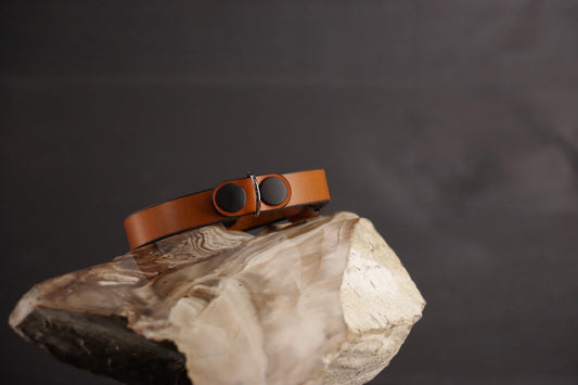 Classic Breakaway Collar - Cognac & Black