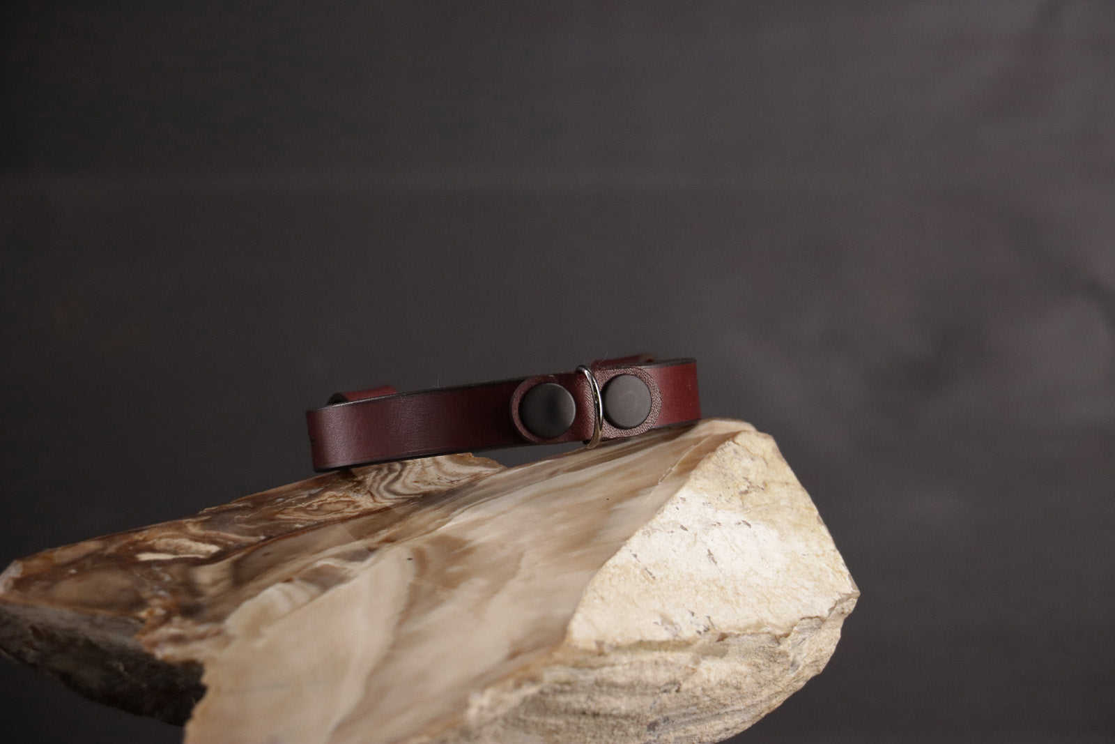 Classic Breakaway Collar - Oxblood & Black