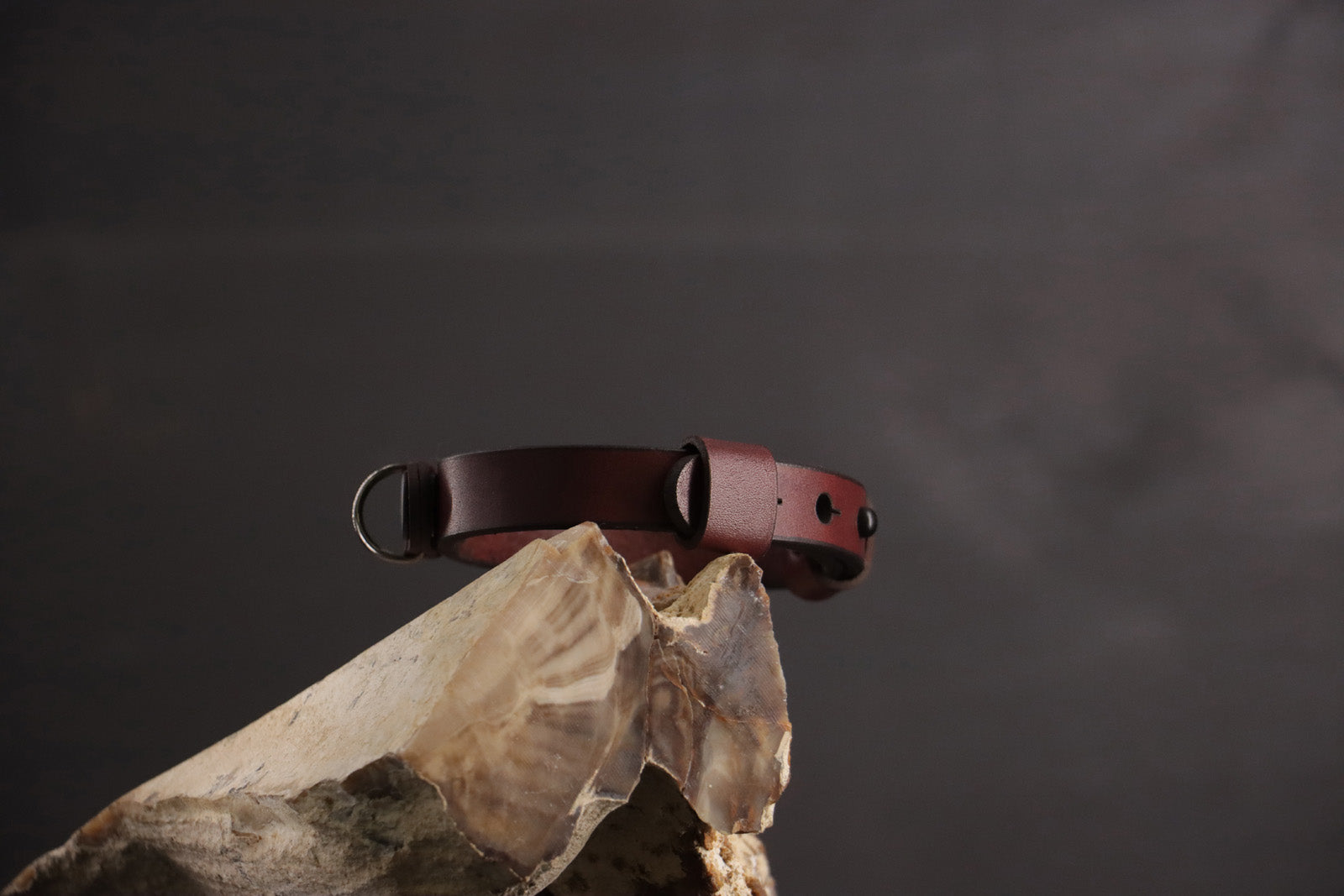 Classic Breakaway Collar - Oxblood & Black