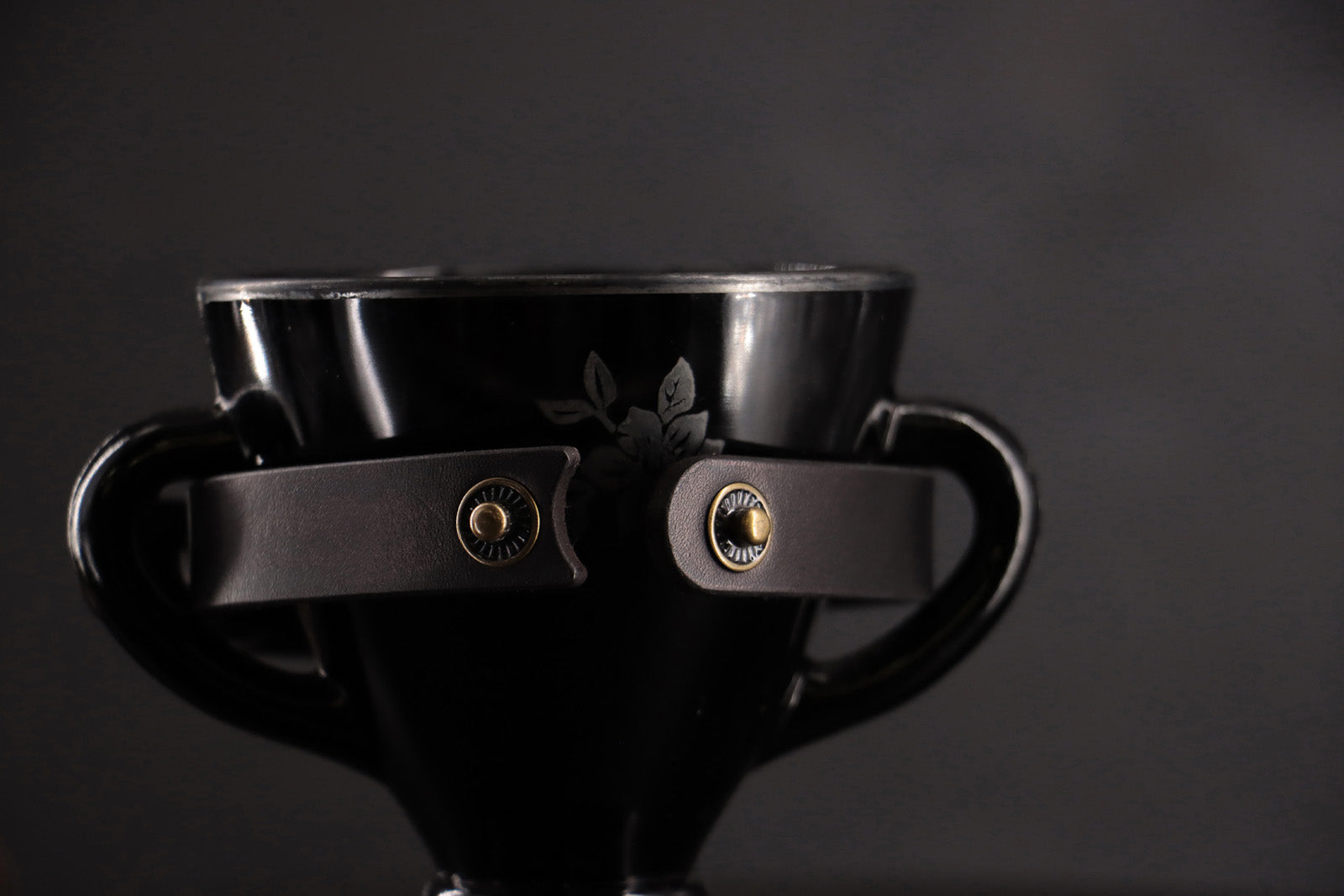 Black cat collar unsnapped to show breakaway closure.